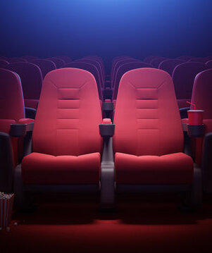 empty cinema seats